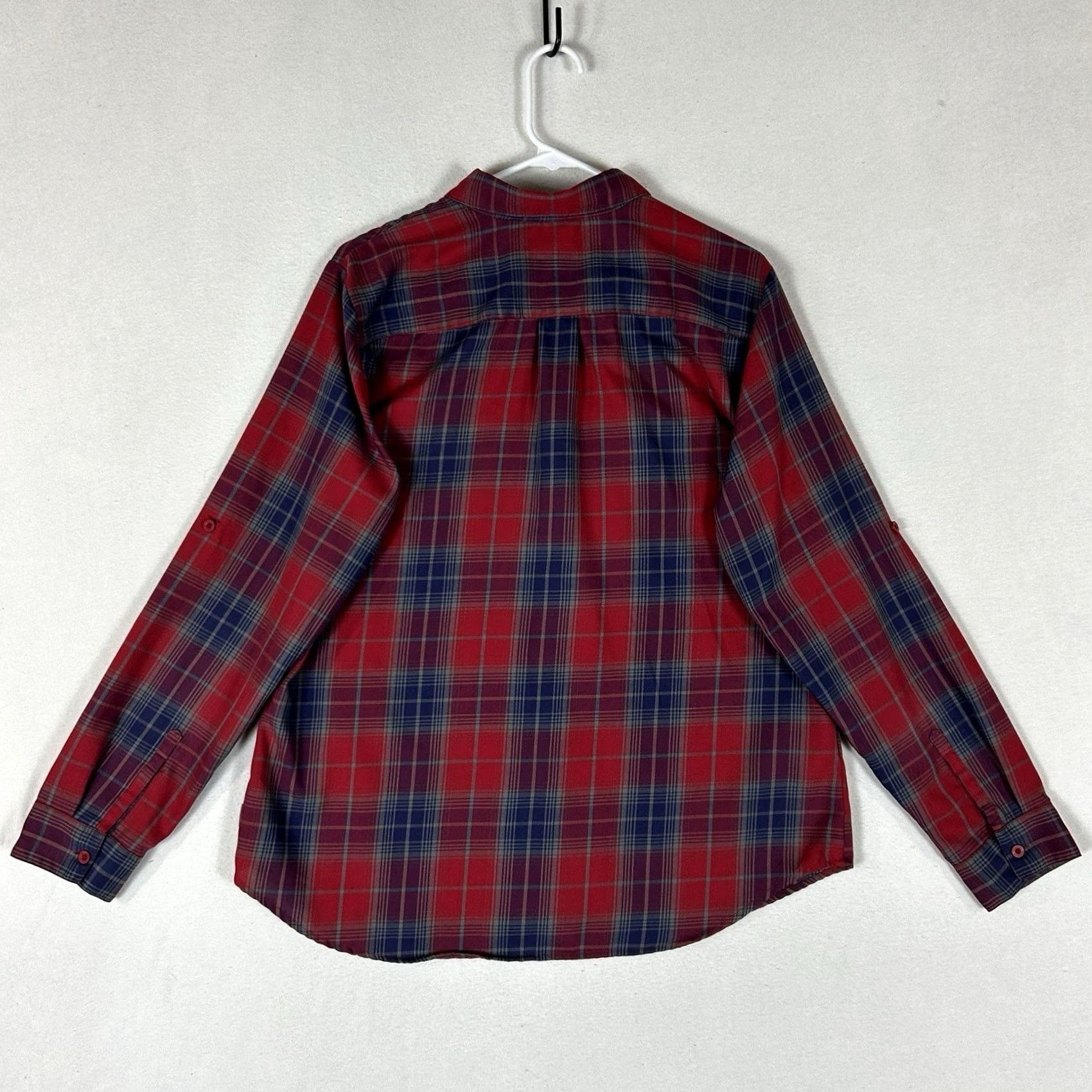 Eddie Bauer Eddie Bauer First Ascent Button Up Shirt Womens XL Plaid Long Sleeve Hiking Top Size XL / US 12-14 / IT 48-50 - 5 Thumbnail