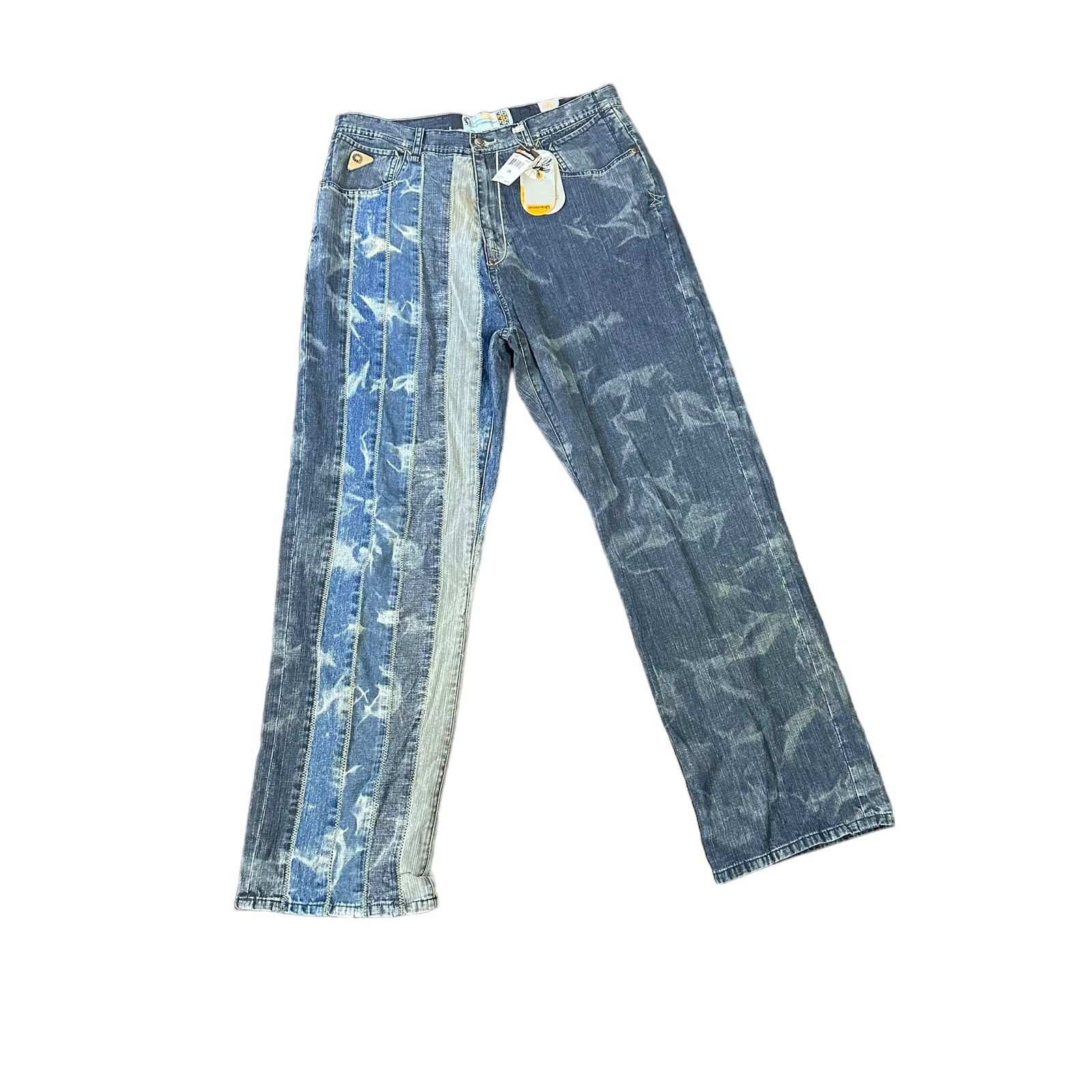 image of Vintage Y2K Baggy Akademiks Jeans New NWT Mens 36 in Blue