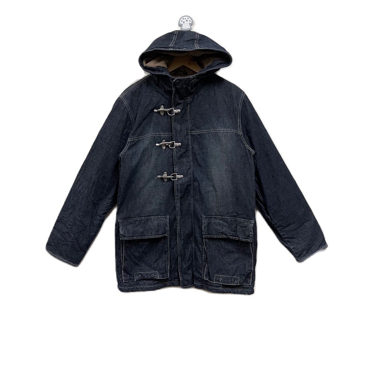 If Six Was Nine Blue5 tokyo Japan Fireman Denim Jacket Hoodie Size US L / EU 52-54 / 3 - 1 Thumbnail
