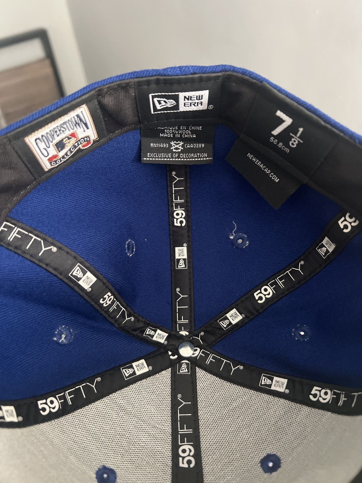 New Era Los Angeles Dodgers Brooklyn Fitted 7 1/8 Size ONE SIZE - 3 Thumbnail