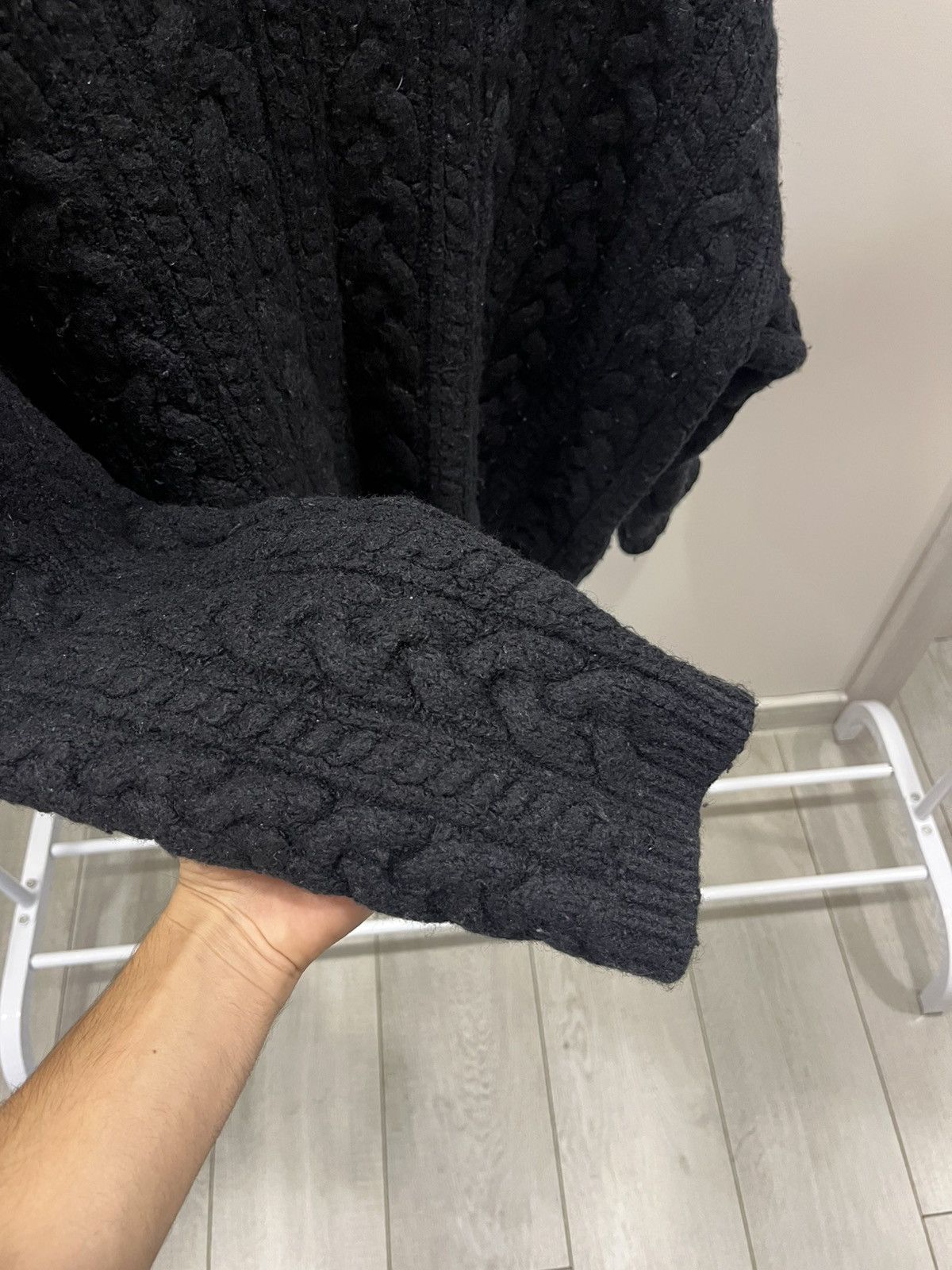 Allsaints Vintage sweater Allsaints knitted size M black Size US M / EU 48-50 / 2 - 6 Thumbnail