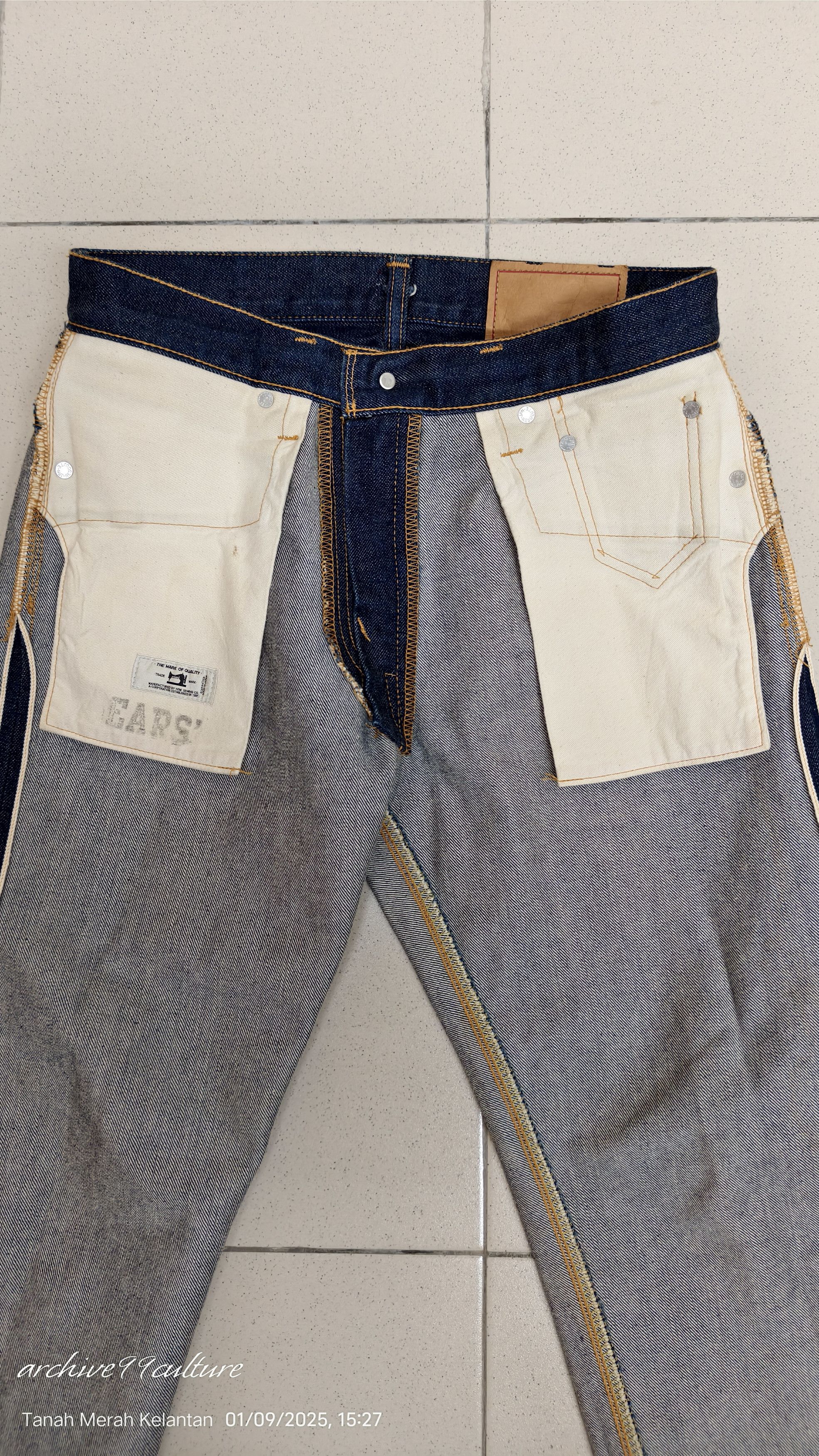 RESOLUTE RESOLUTE JAPAN JEANS SEVEDGE button No 10 Size US 30 / EU 46 - 4 Thumbnail