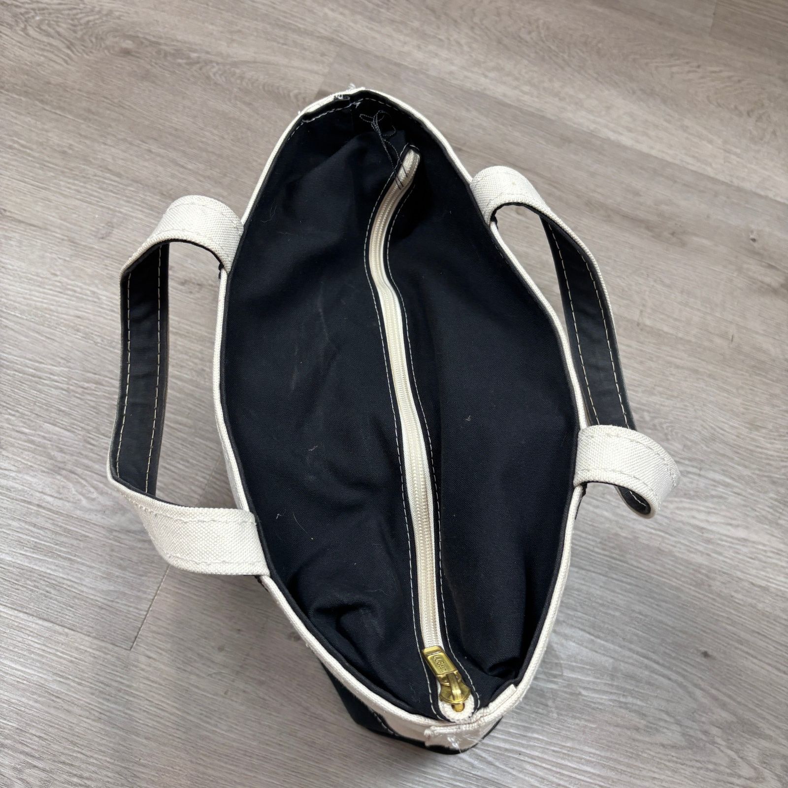 L.L. Bean × Vintage Vintage 90s LL Bean Boat and Tote Zip Top Mini Tote 17x12 Size ONE SIZE - 7 Thumbnail