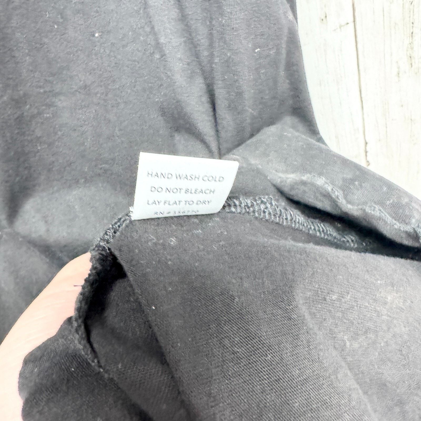 Other Roolee Dress LG Short Sleeve Mini Black Cotton Flared Bottom Size L / US 10 / IT 46 - 5 Thumbnail