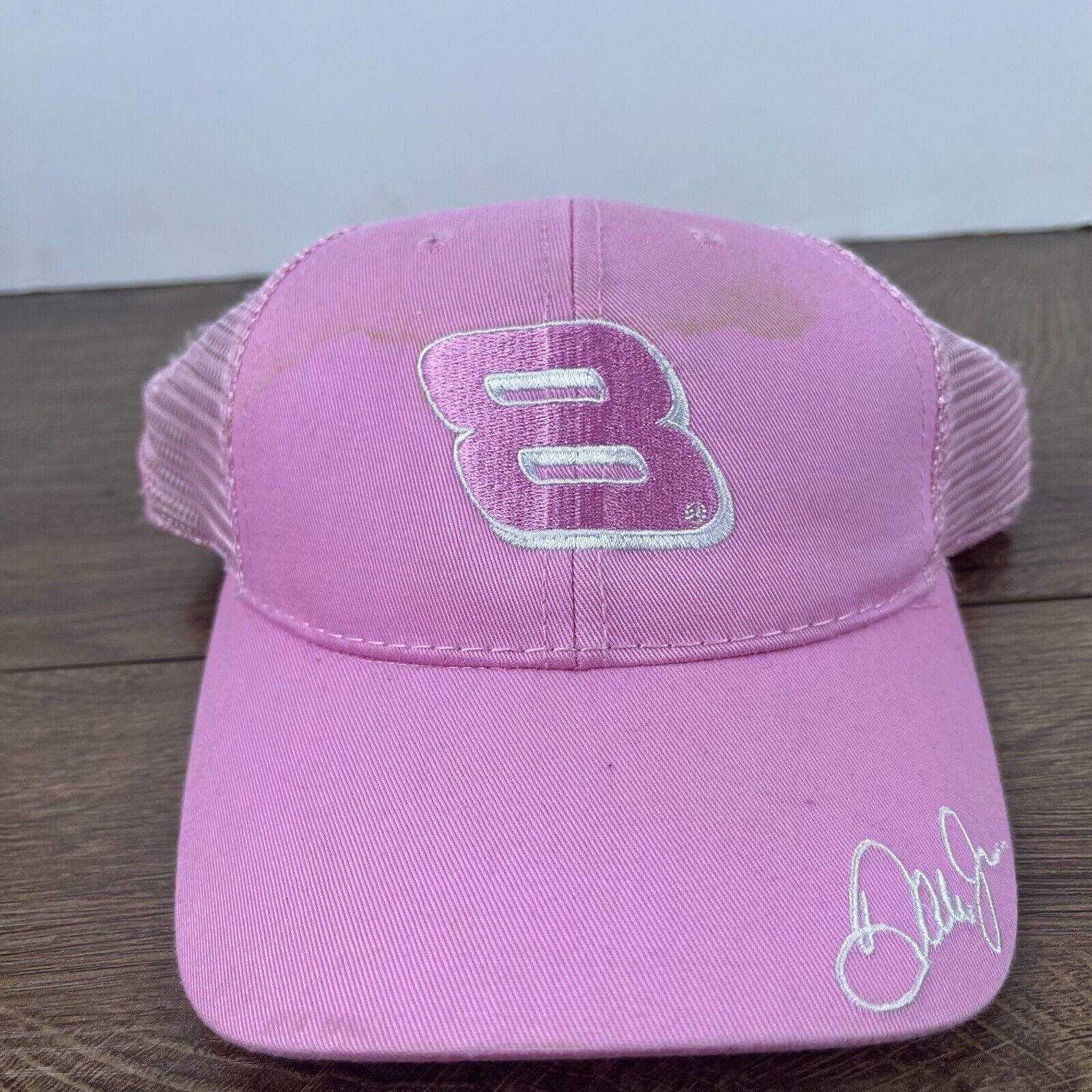 Other Dale Earnhardt Jr 8 Hat Snapback Hat Pink Hat Adjustable Pin Size ONE SIZE - 4 Thumbnail
