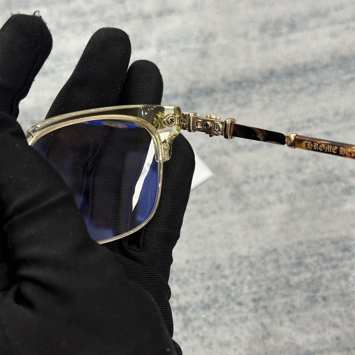 Chrome Hearts CHROME HEARTS BONENNOISSEUR II EYEGLASSES Size ONE SIZE - 8 Thumbnail
