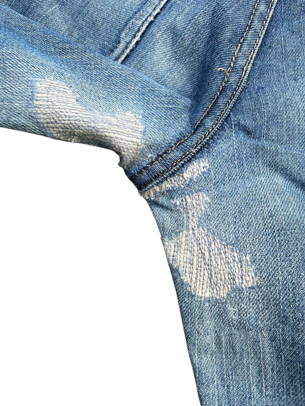 agnes b. Vintage Agnes B Distresed Denim Size US 31 - 9 Thumbnail
