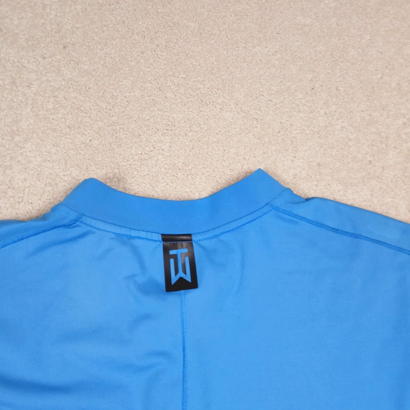 Nike Nike Tiger Woods Golf Polo Shirt Mens Small Blue Dri-FIT Shirt Size US S / EU 44-46 / 1 - 5 Thumbnail