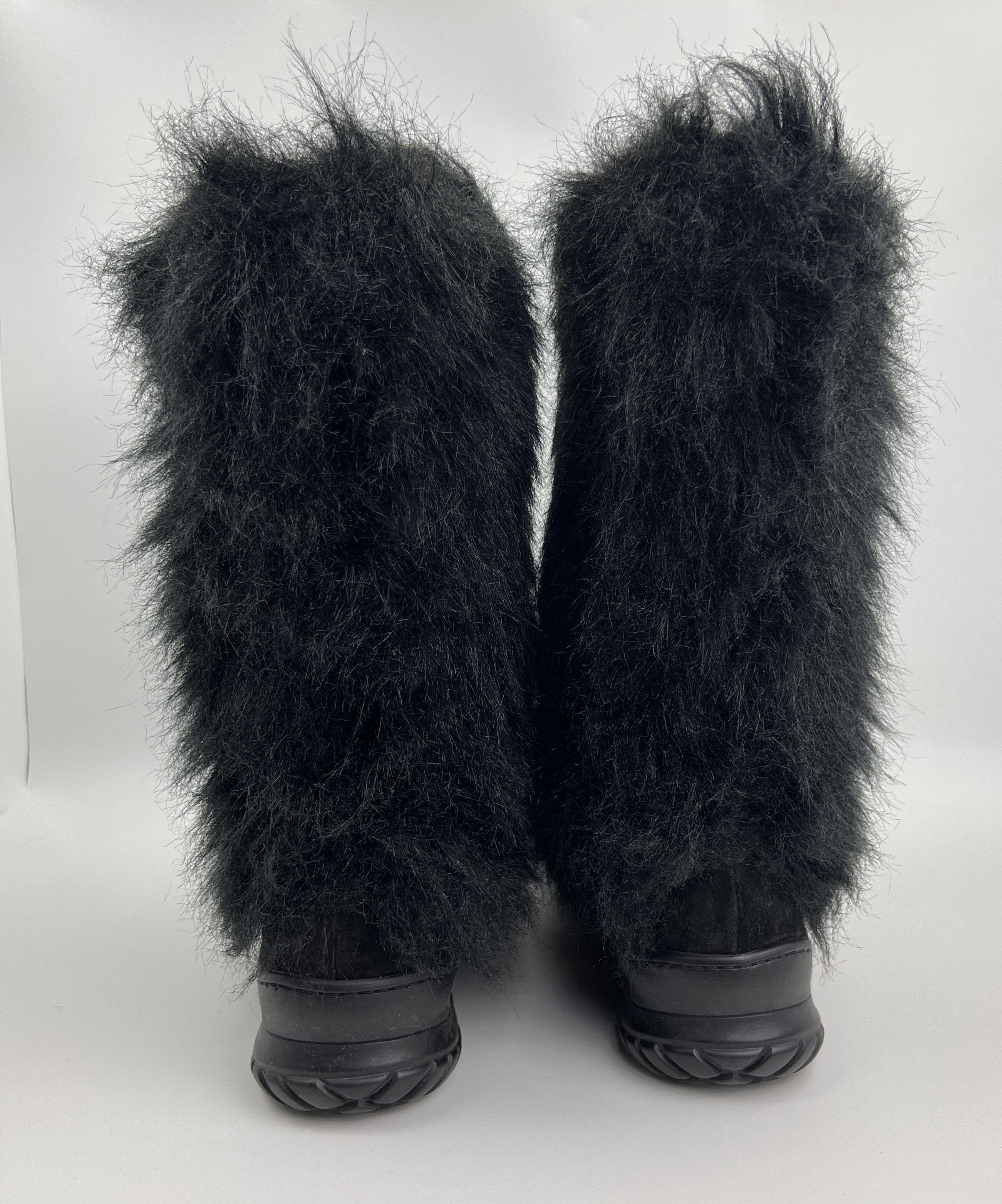 Vintage Vintage y2k Yeti Faux Fur Winter Boots Avant Garde Size US 10 / IT 40 - 2 Thumbnail