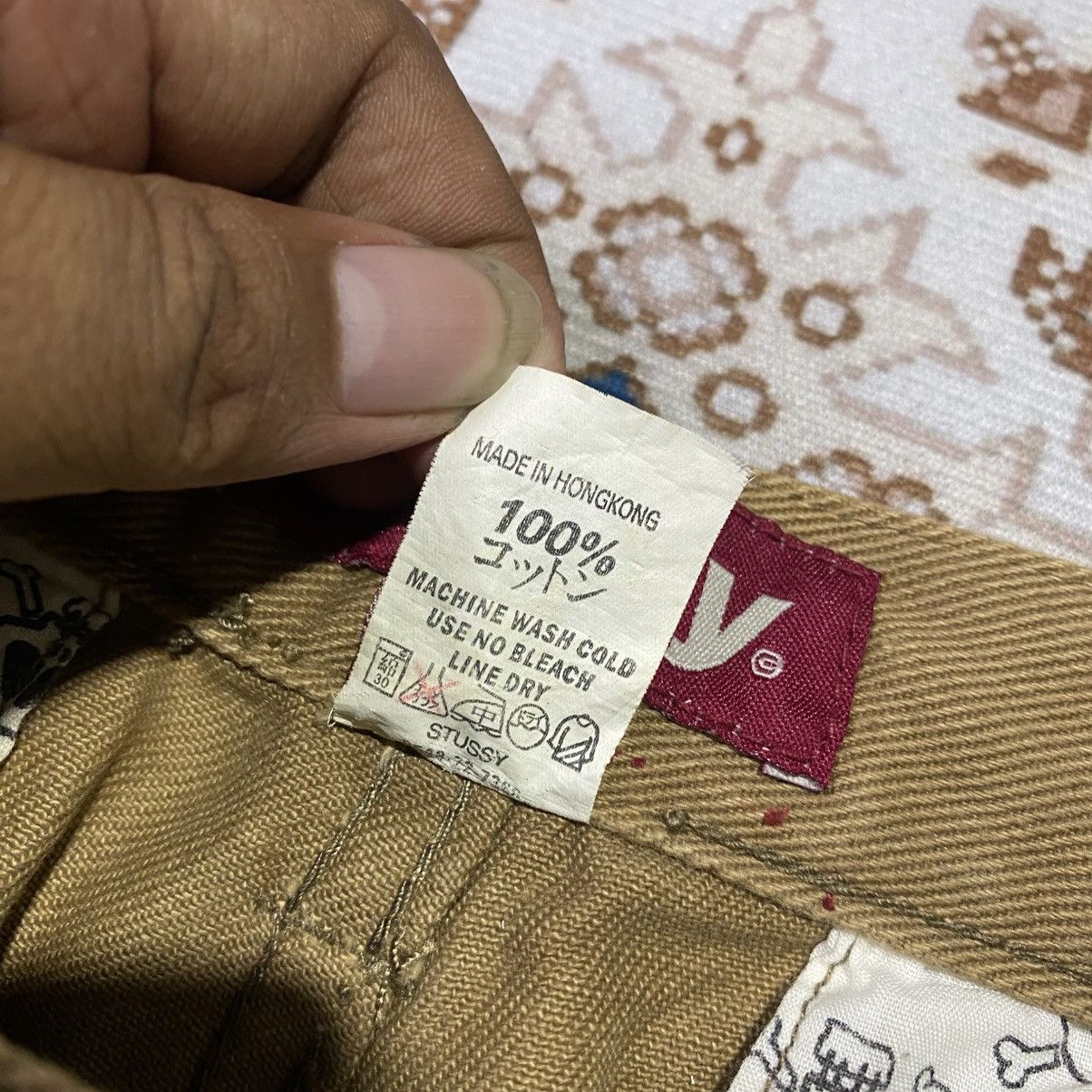 Stussy × Vintage VTG STUSSY CELLPOCKET CANVAS PANTS Size US 31 - 9 Thumbnail