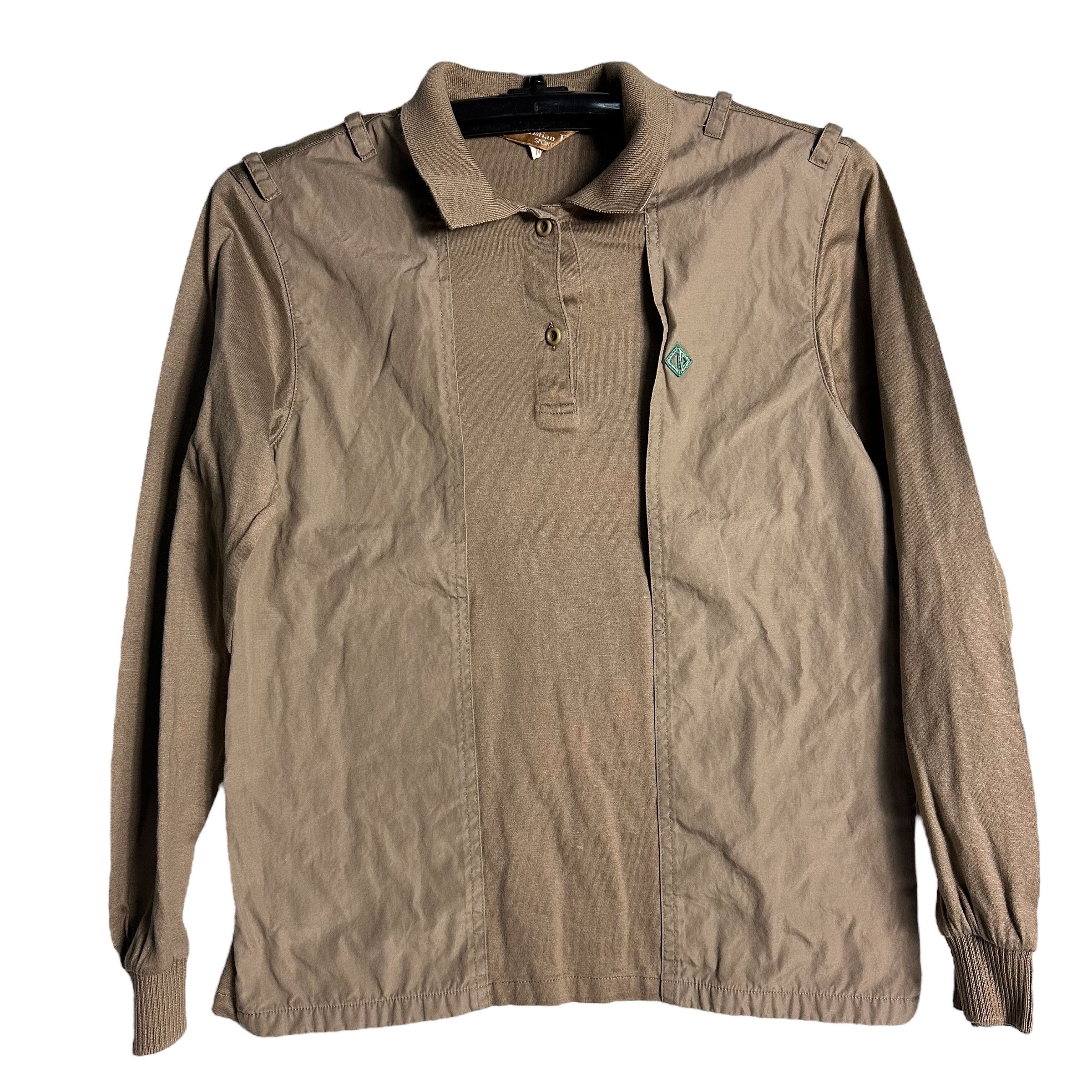 Christian Dior Monsieur 🔥RARE🔥Vintage Christian Dior Sport L/Sleeve Polo Shirt Size US M / EU 48-50 / 2 - 1 Thumbnail