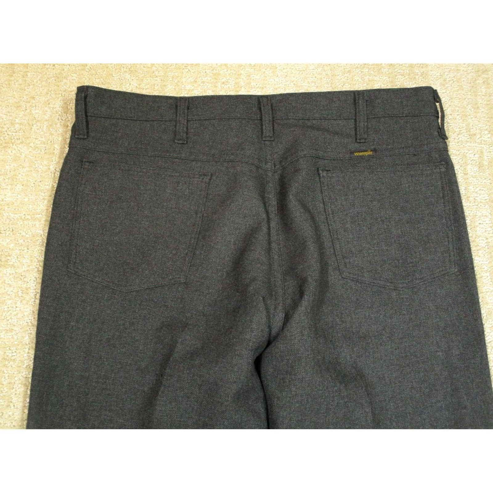 Wrangler Wrangler Pants Men 36 Dark Gray Western Bootcut Slacks Cowboy Rodeo Trousers Size US 36 / EU 52 - 4 Thumbnail