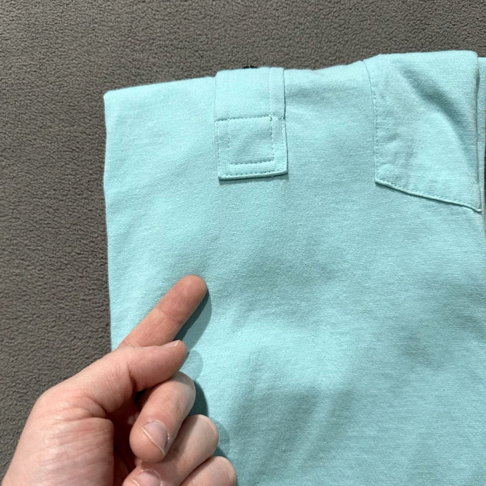 Vintage Greyson Golf Polo Shirt Mens Medium Cattail Green/Teal Performance Spirit GUC Size US M / EU 48-50 / 2 - 4 Thumbnail