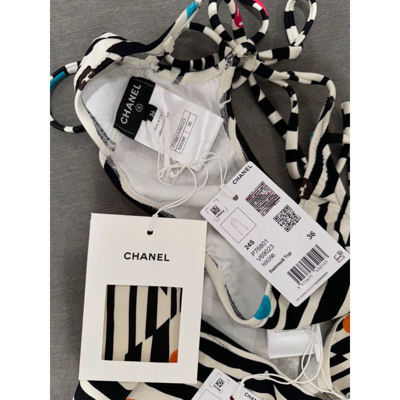 Chanel Chanel 24S Two Piece Bikini Swim Swimsuit Bathingsuit 36 Size XS / US 0-2 / IT 36-38 - 16 Thumbnail