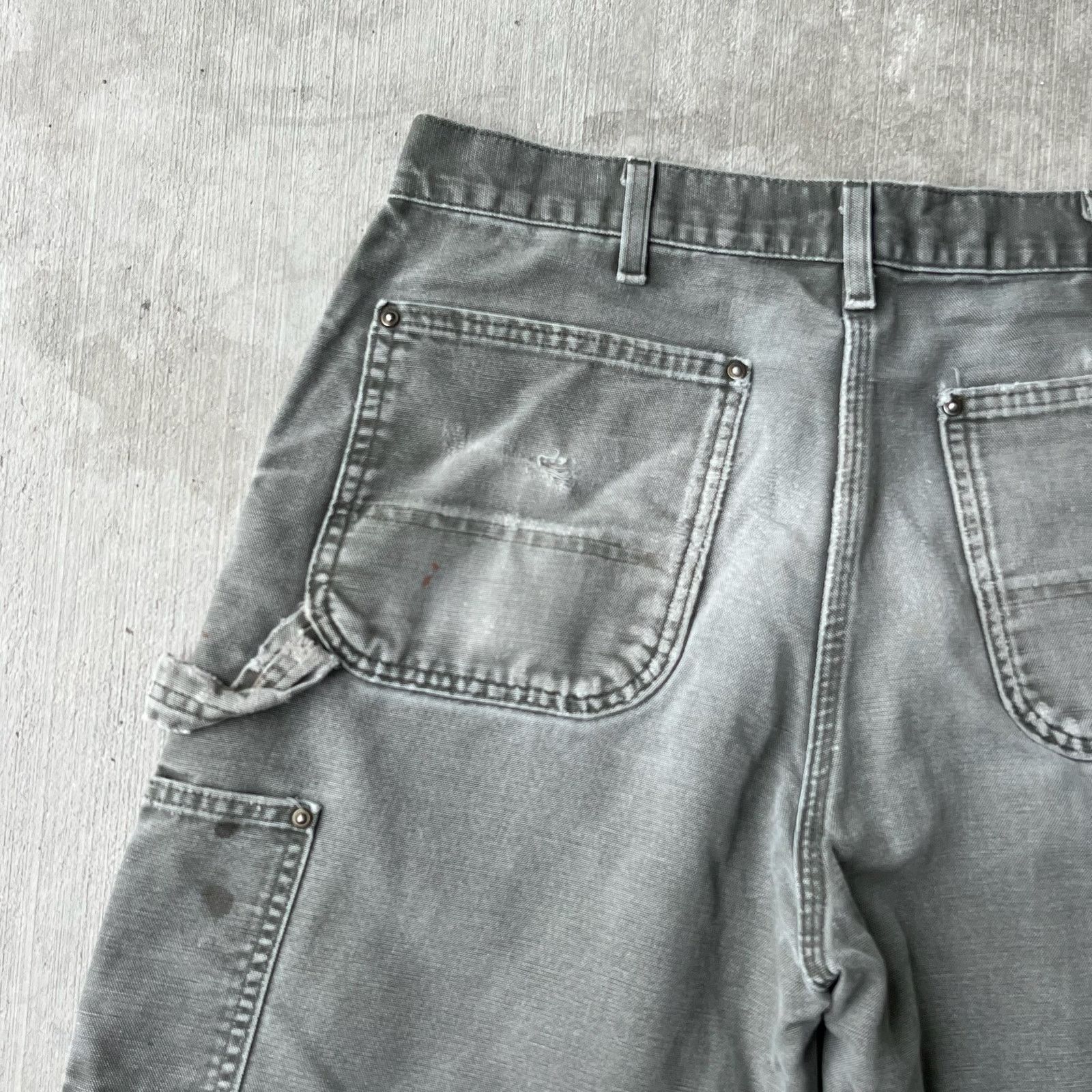 Carhartt × Vintage Carhartt MOS green double knee work wear carpenter pants Size US 32 / EU 48 - 7 Thumbnail