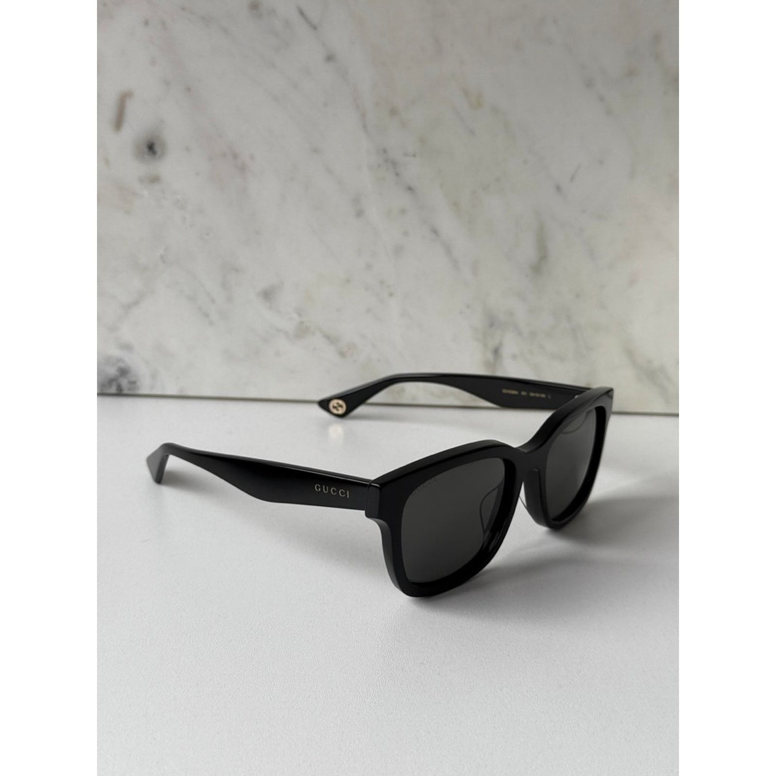 Gucci NEW Gucci GG1639SA Black Square Unisex Sunglasses Size ONE SIZE - 4 Thumbnail