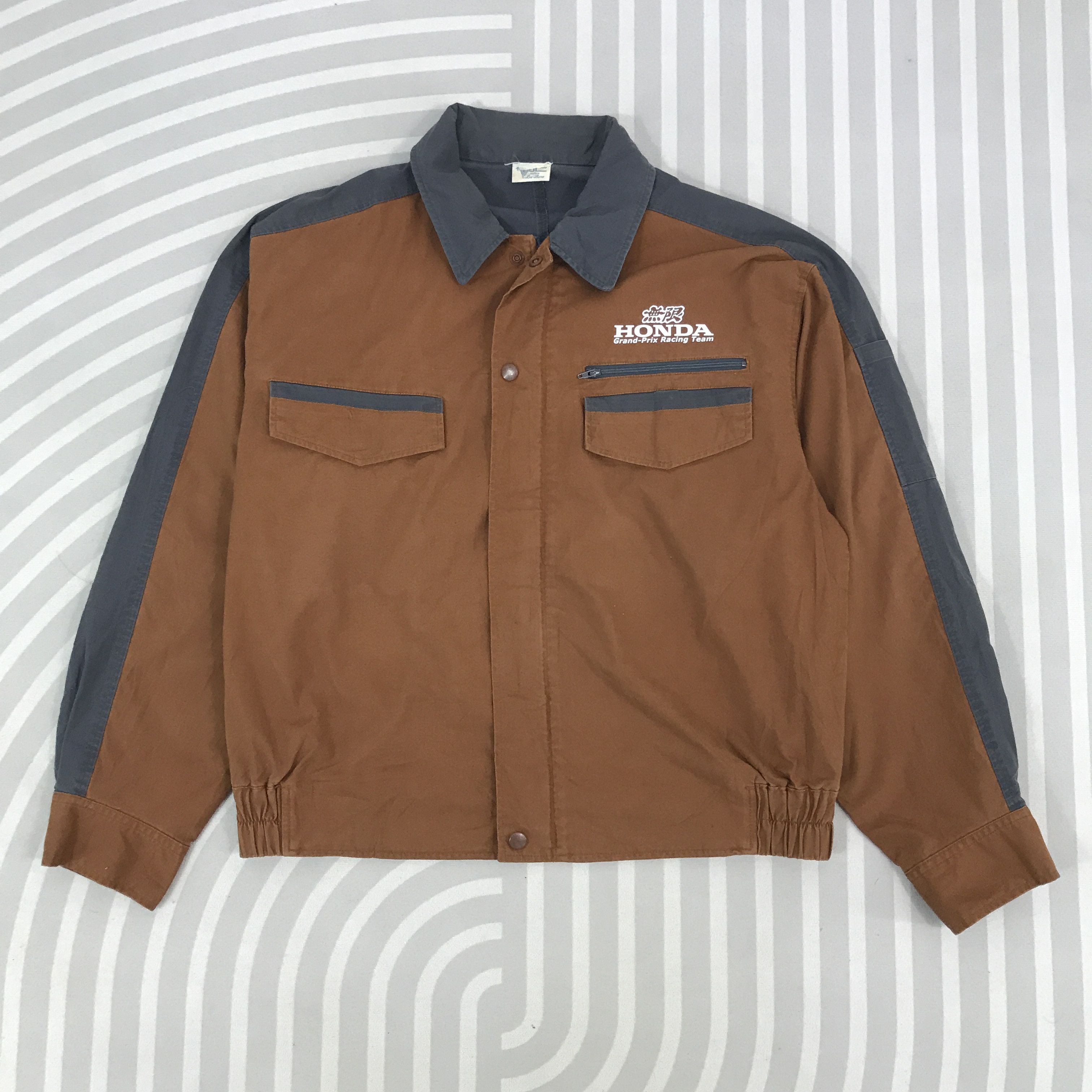 Japanese Brand × Vintage Vintage Honda racing F1 Uniform Work jacket Size US L / EU 52-54 / 3 - 1 Thumbnail