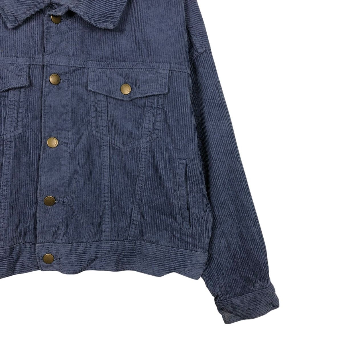 Vintage 🔥CROPPED CORDUROY BIKER JACKET MUSIC & ECOLOGY ISSEY MIYAKE Size US M / EU 48-50 / 2 - 7 Thumbnail