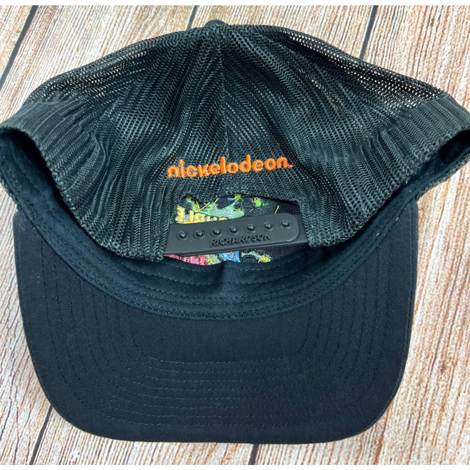 Vintage Richardson Hat Cap Double Dare Live Nickelodeon Black Adjustable Snapback One Size Men Cap Size ONE SIZE - 5 Thumbnail