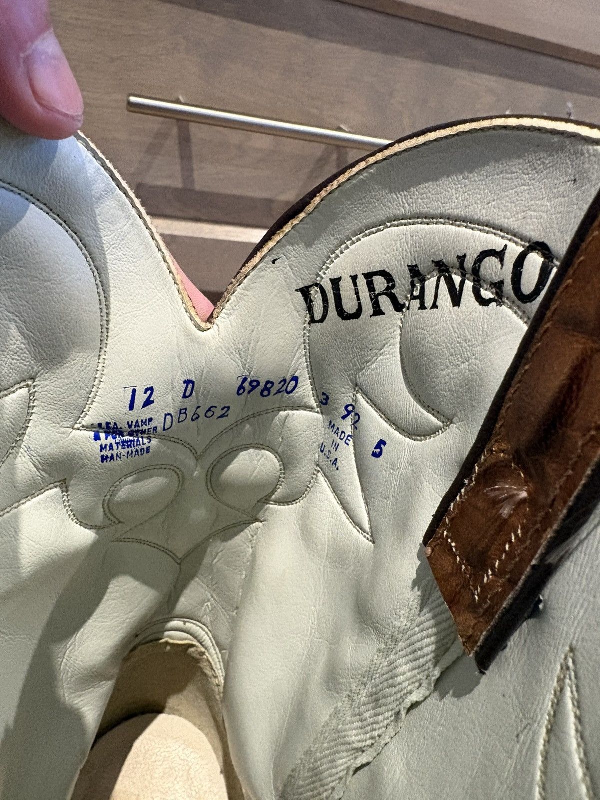 Durango Durango Vintage Cowboy Boots 1992 Size US 12 / EU 45 - 7 Thumbnail