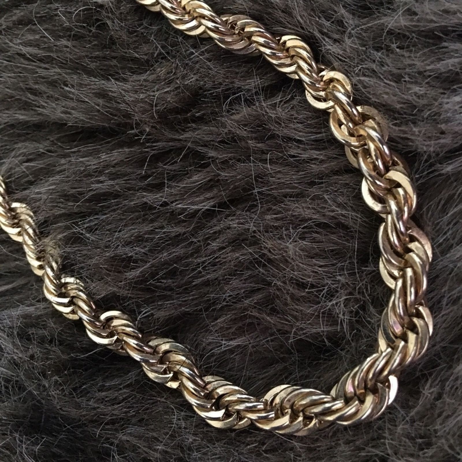 Jewelry Shiny gold tone twisted rope chain necklace Size ONE SIZE - 6 Thumbnail