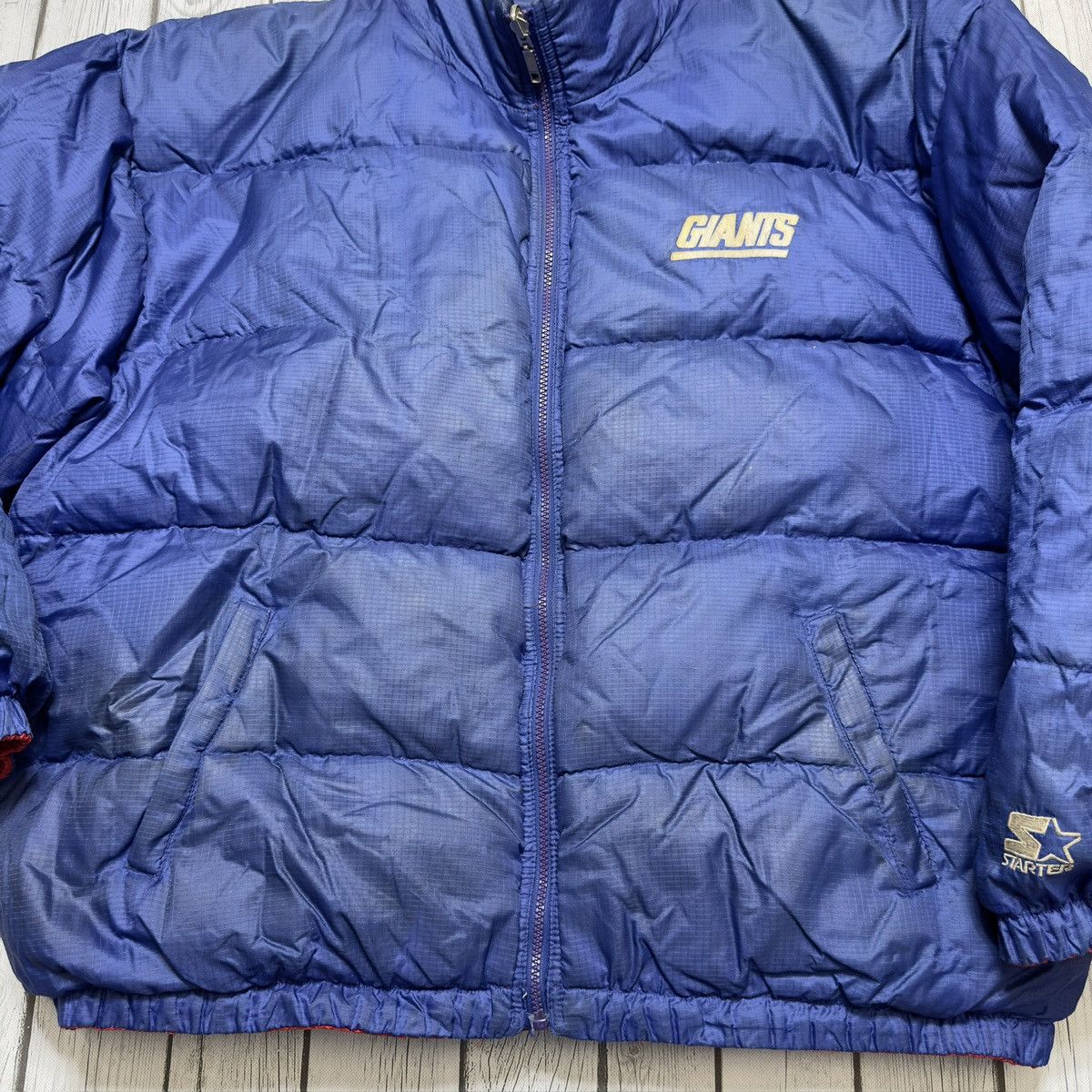 NFL × Starter × Vintage Vintage New York Giants reversible jacket Size US XL / EU 56 / 4 - 7 Thumbnail