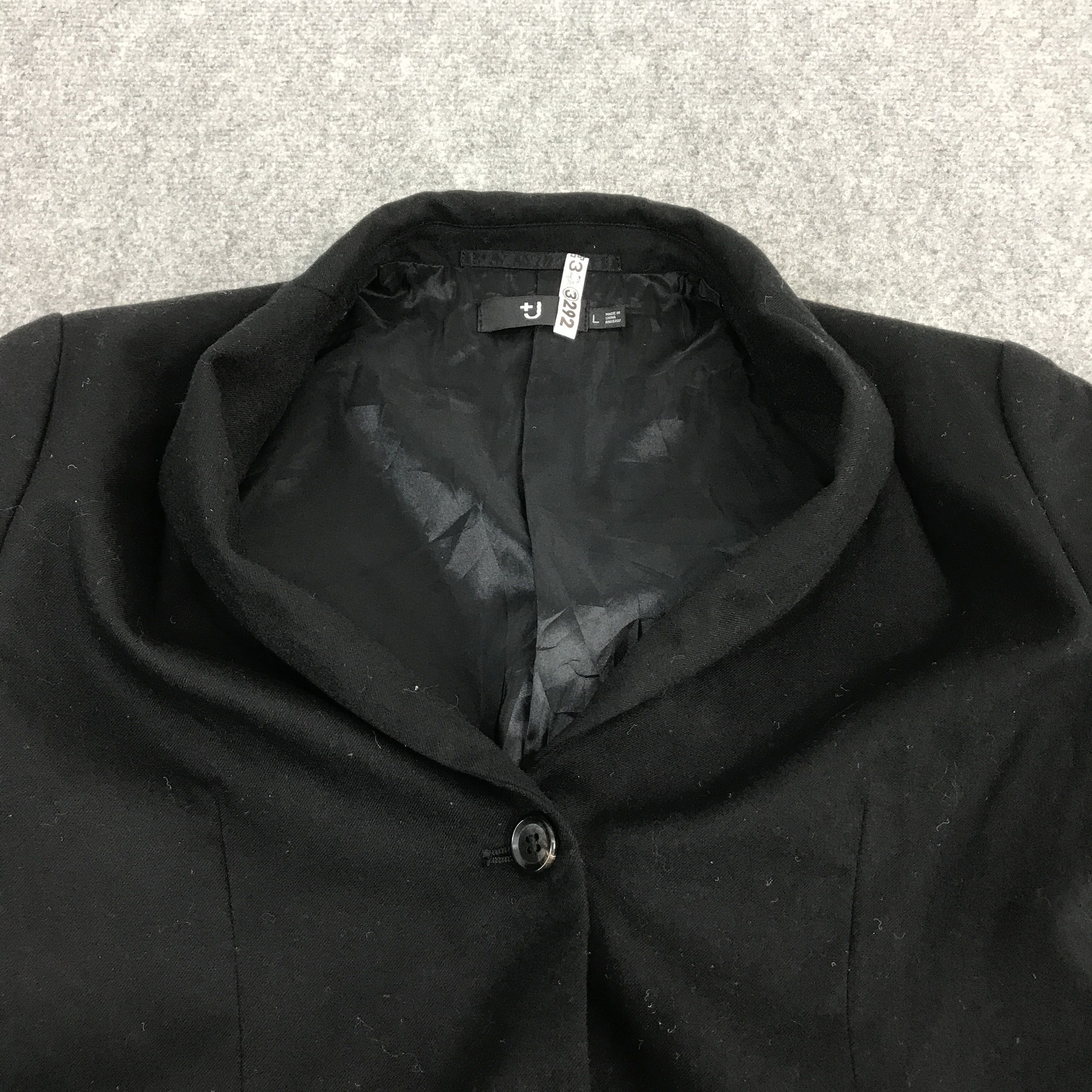 Japanese Brand × Jil Sander × Uniqlo JIL SANDER X UNIQLO JAPANESE BLACK BLAZER JACKET Size US L / EU 52-54 / 3 - 7 Thumbnail