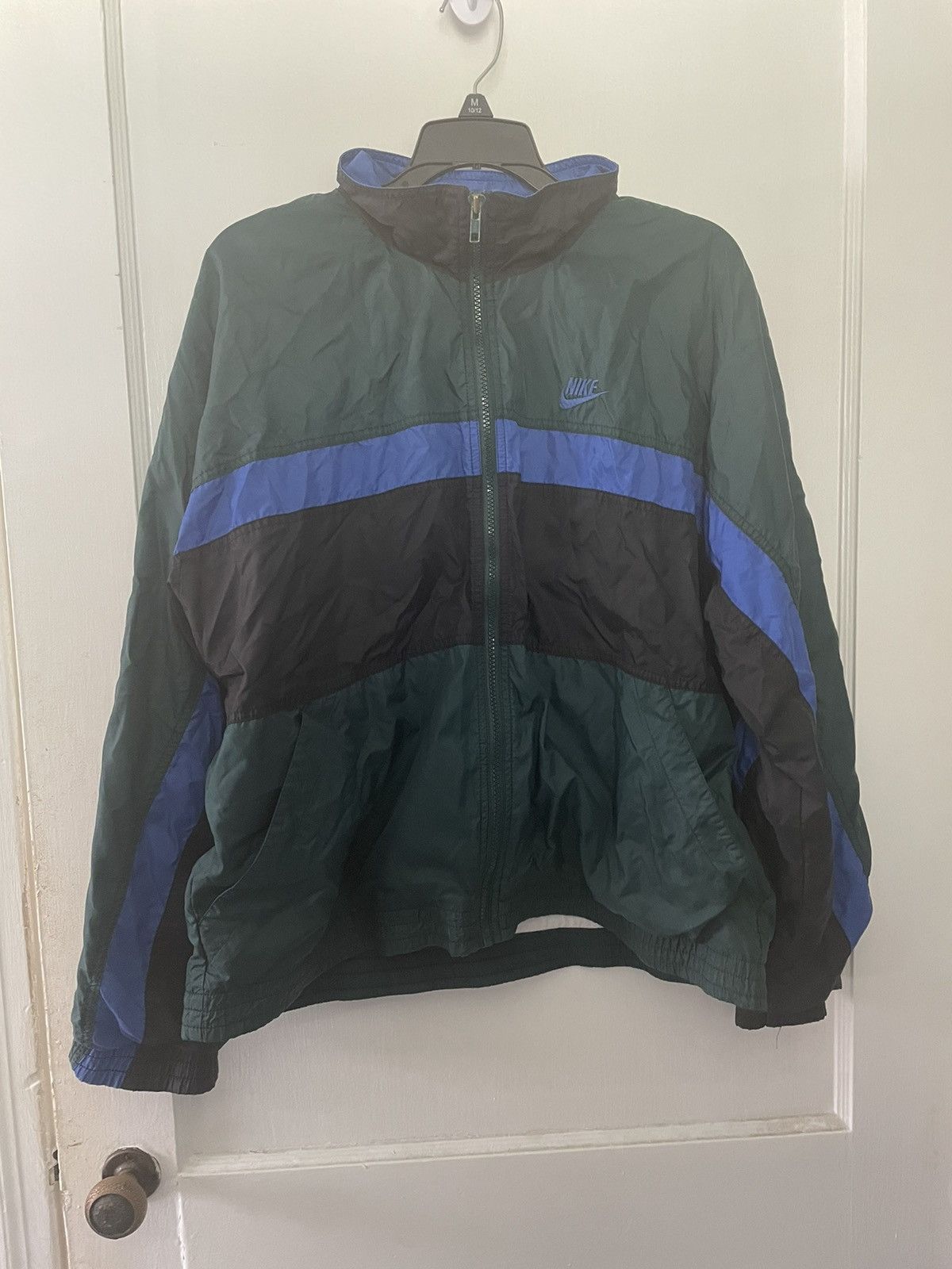 Nike × Vintage Vintage Green Nike Jacket Size US S / EU 44-46 / 1 - 1 Thumbnail