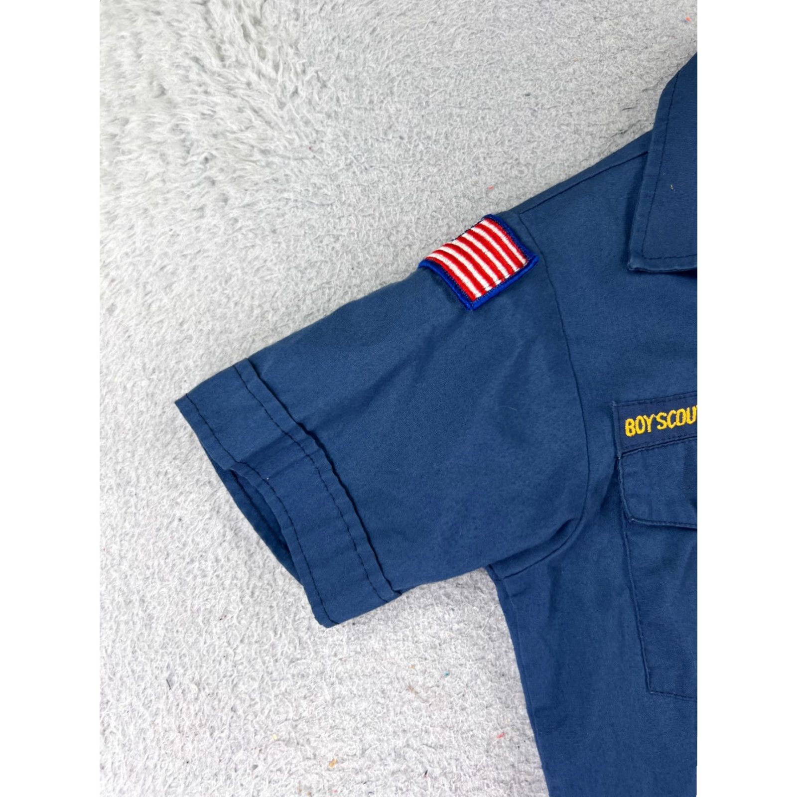 Vintage VINTAGE Boy Scouts of America Shirt Mens M Blue 2000 Y2K Utah Patch Apparel Read Size US M / EU 48-50 / 2 - 4 Thumbnail