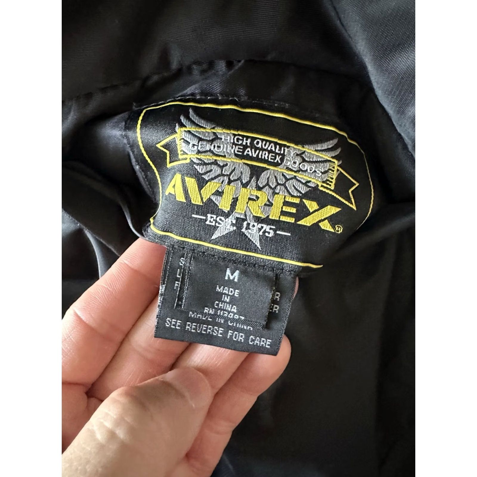Avirex VINTAGE AVIREX Reversible Bomber Jacket Camo Black Flight Jacket Size Medium Y2K Size US M / EU 48-50 / 2 - 7 Thumbnail