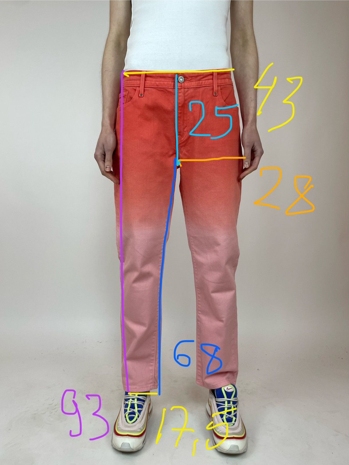 Other Levis Mid Rise Skinny Pink jeans size W31 Size 31" - 10 Thumbnail