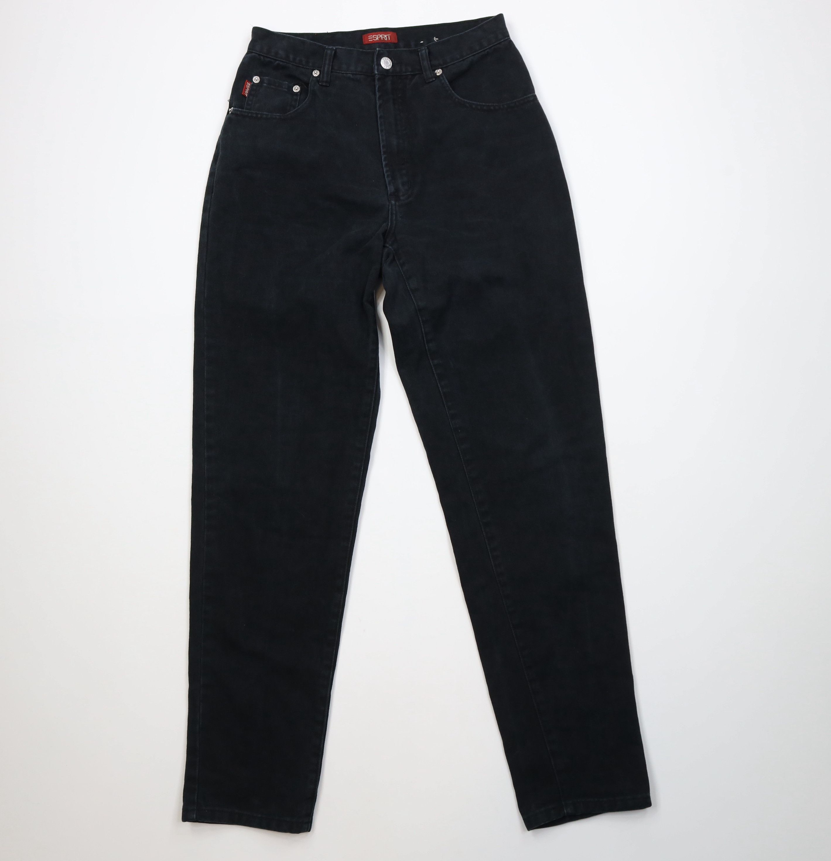 Esprit Vintage 90s Y2K Esprit Relaxed Tapered Leg Jeans Black Size 30" / US 8 / IT 44 - 1 Thumbnail