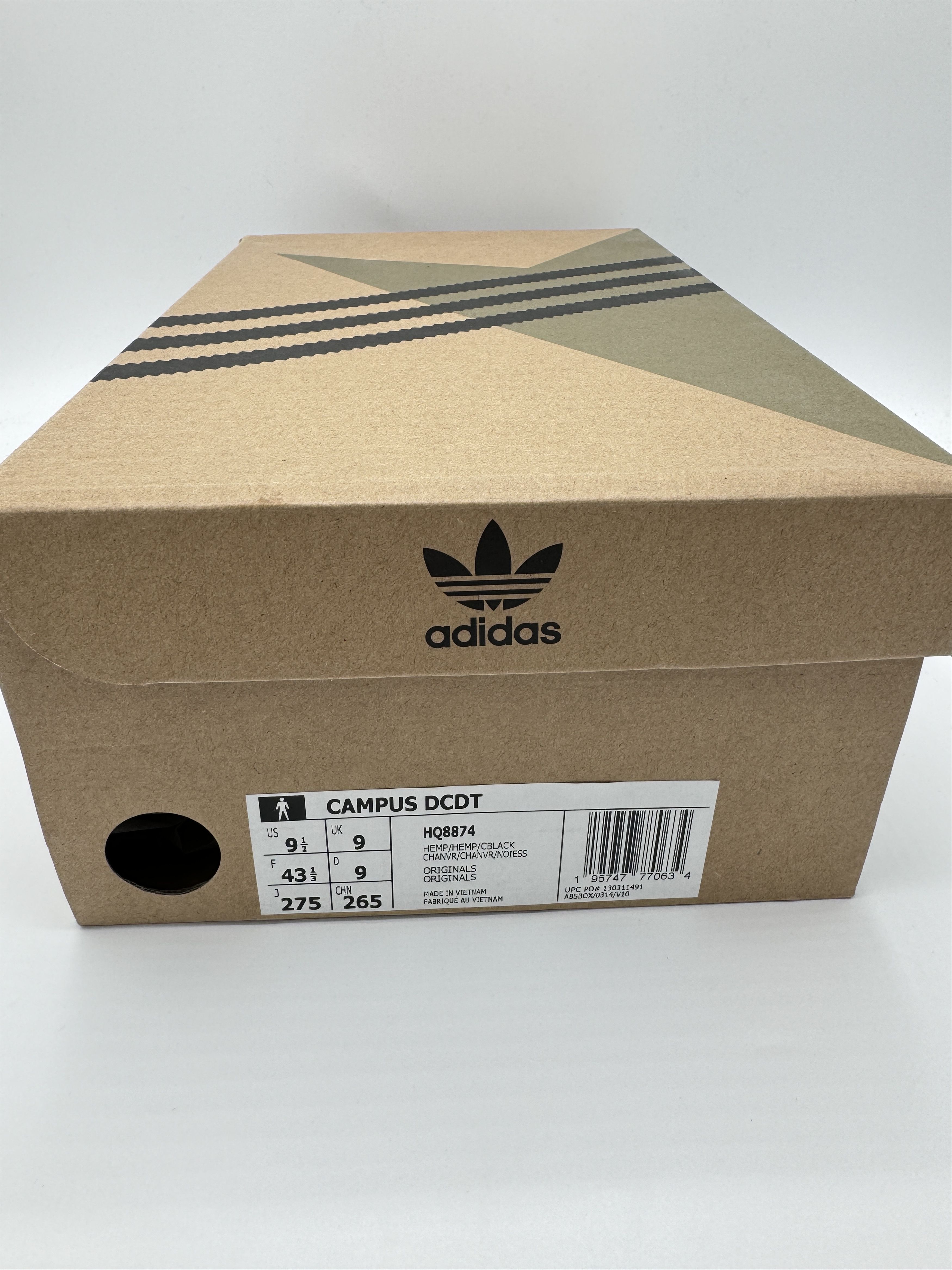 Descendant DCDT adidas Campus Hemp Brown Size US 9.5 / EU 42-43 - 6 Thumbnail