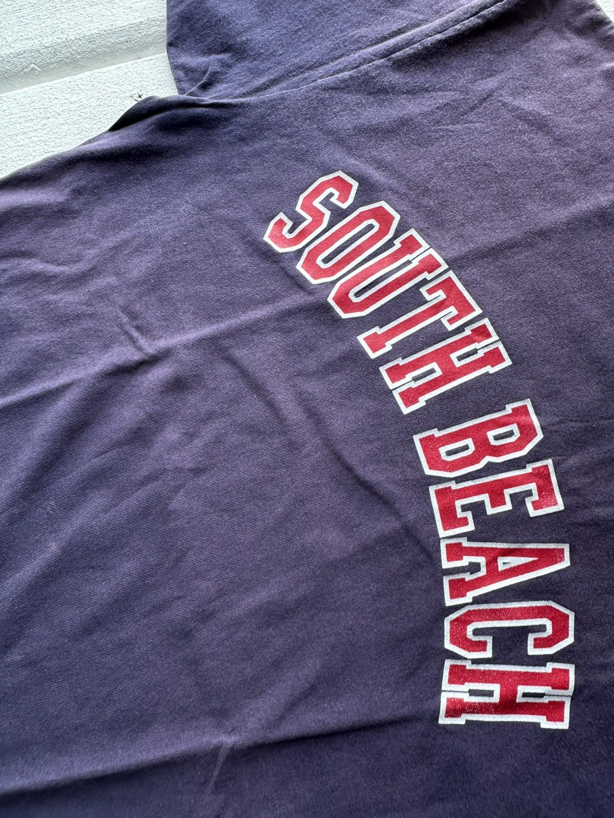 Vintage 🚨USA SOUTH BEACH STATE AMERICA Y2K SUNFADED BIG LOGO Size US M / EU 48-50 / 2 - 5 Thumbnail