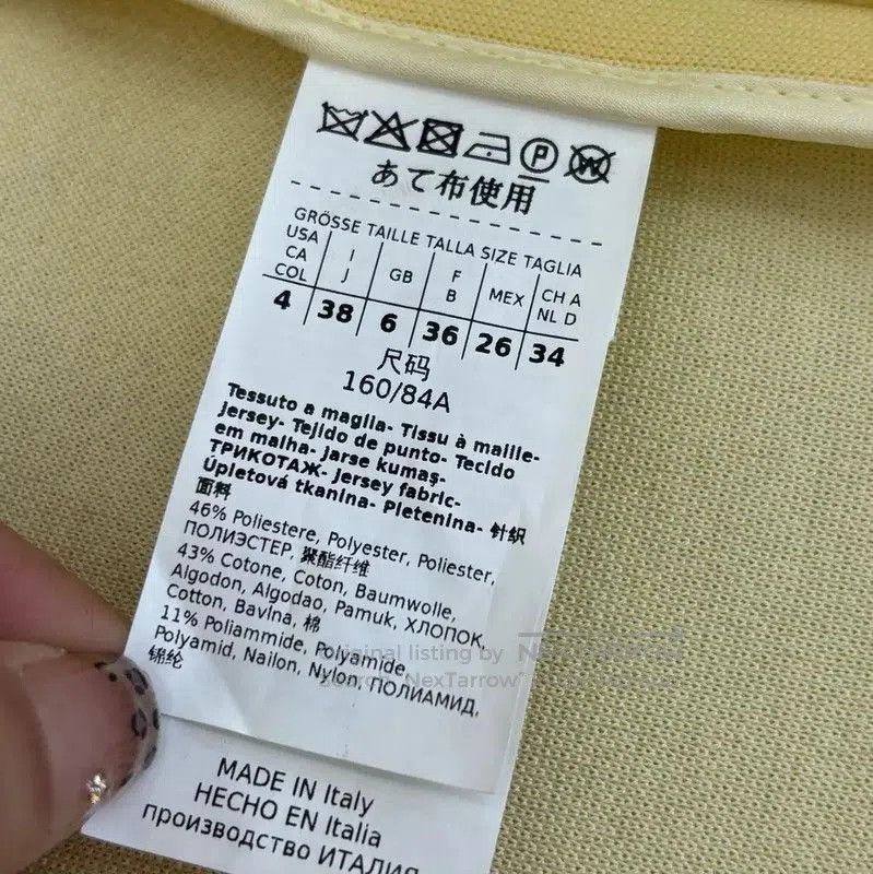 Max Mara MaxMara Spring Autumn Yellow Cotton Long Coat . Size M / US 6-8 / IT 42-44 - 5 Thumbnail