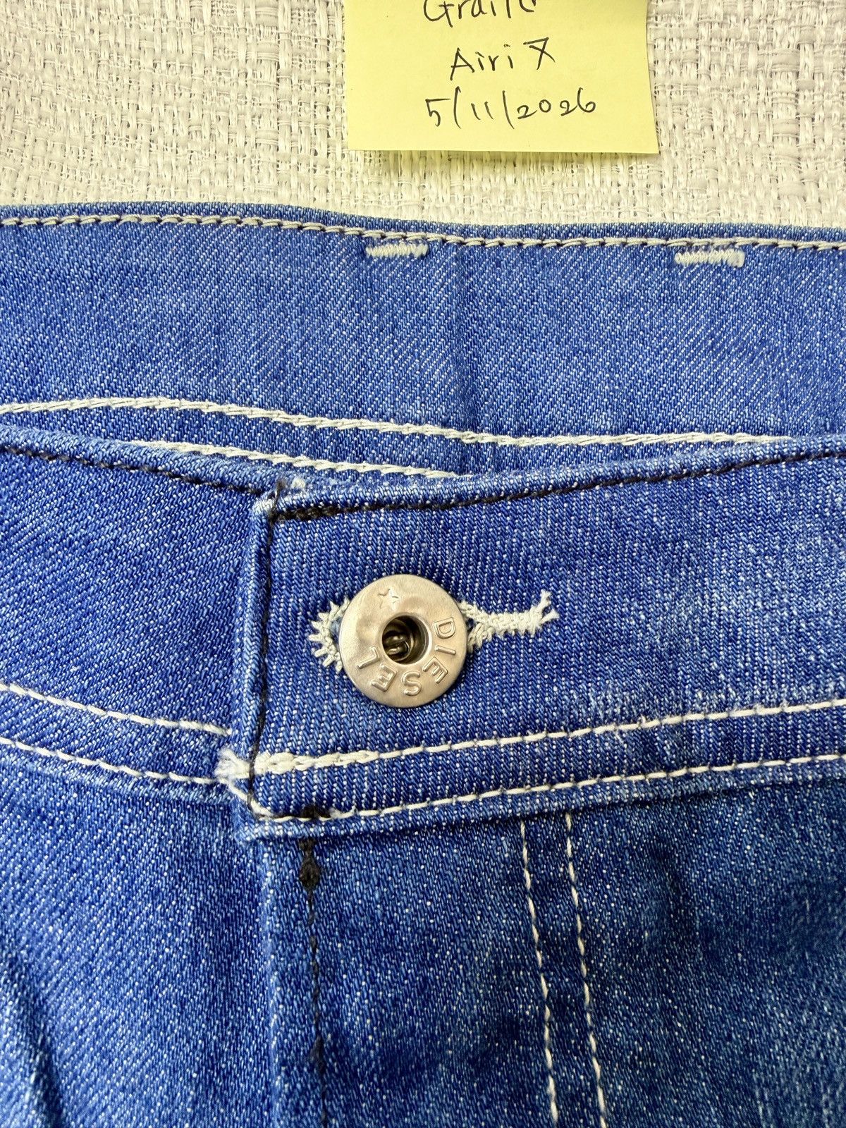 Diesel Diesel Kroshort Short Denim Pants Mens 34 Indigo Blue Size US 34 / EU 50 - 2 Thumbnail