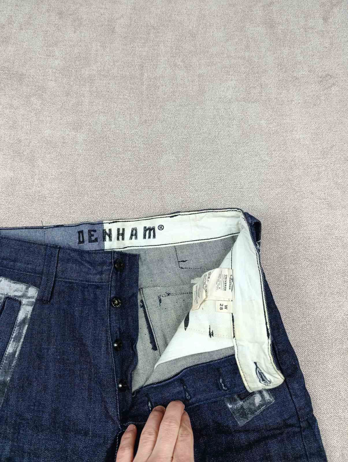 DENHAM DENHAM UNIVERSE DROP CROTCH FIT DENIM CUSTOM JEANS JAPANESE Size US 28 / EU 44 - 12 Thumbnail