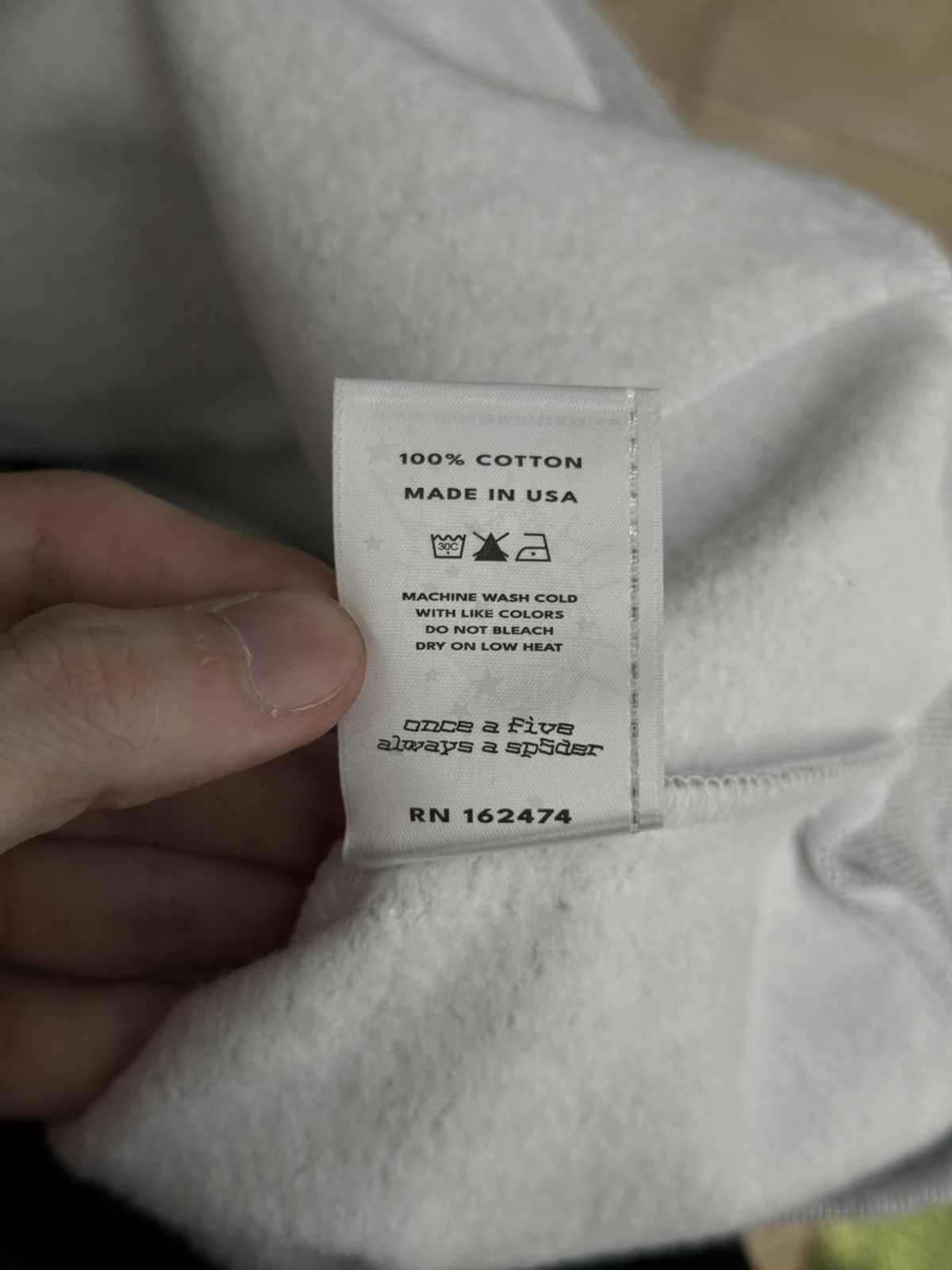 Sp5der Sp5der Worldwide Atlanta Grey Zip Hoodie Size M (NEW) Size US M / EU 48-50 / 2 - 10 Thumbnail