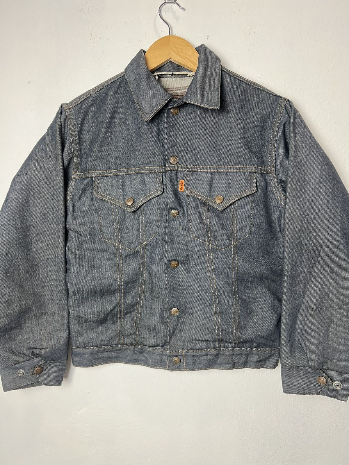 Levi's Vintage Clothing Vintage 70s Levis Orange Tab Nankai Denim Jacket Size US S / EU 44-46 / 1 - 7 Thumbnail