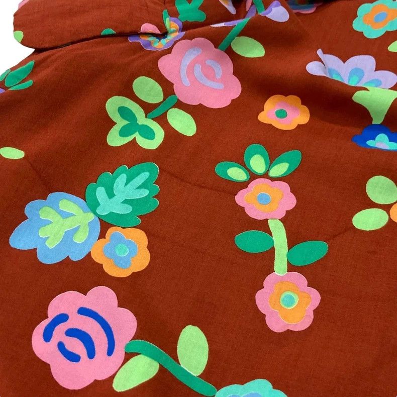 Other Comme Des Garcons Mainline Floral Shirt Dress Size S / US 4 / IT 40 - 6 Thumbnail
