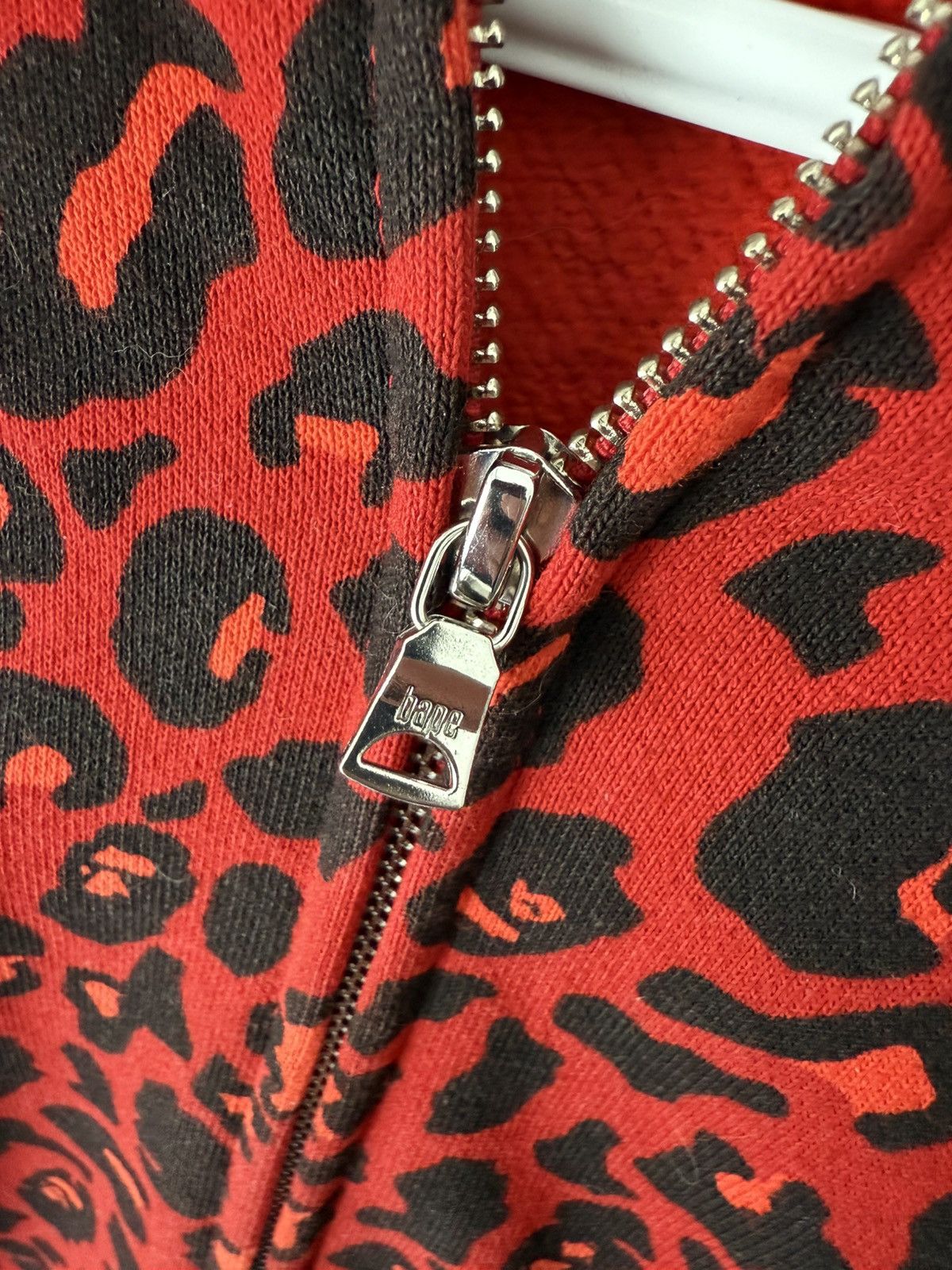 Bape BAPE Tiger Red Leopard Full Zip Hoodie Size US XL / EU 56 / 4 - 5 Thumbnail