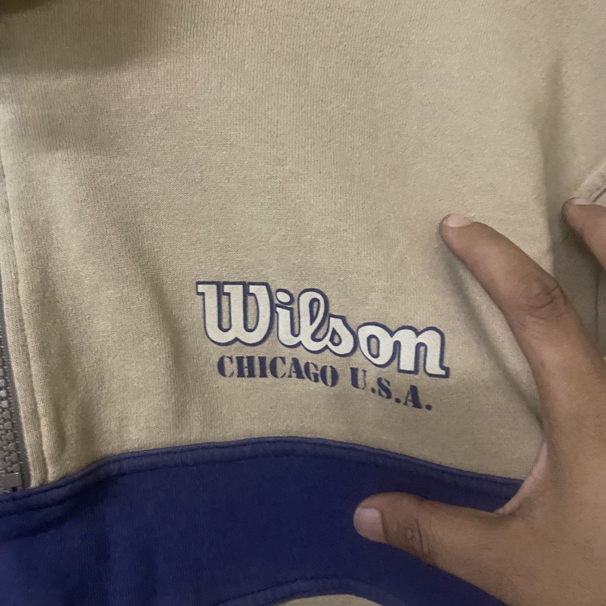 Wilson Wilson Chicago USA quarter zip Size US M / EU 48-50 / 2 - 8 Thumbnail