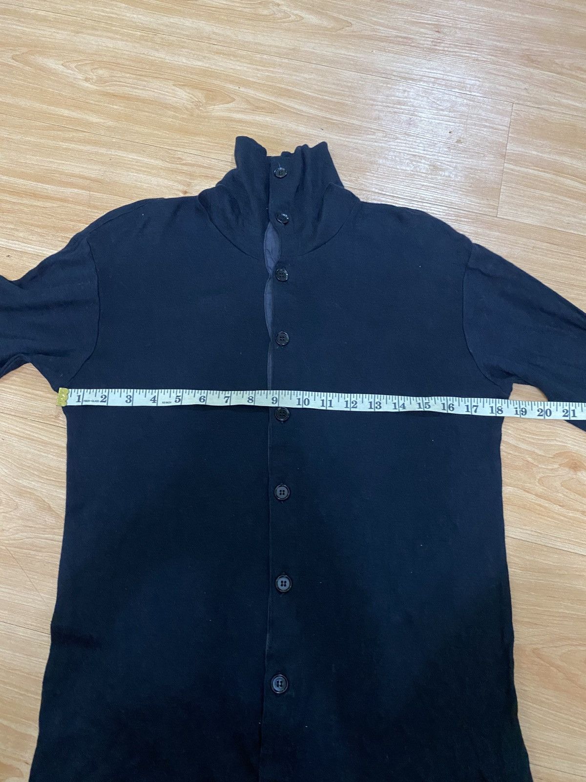 Yohji Yamamoto Yohji Yamamoto Pour Homme Minimalist Collar Shirt Size US M / EU 48-50 / 2 - 9 Thumbnail