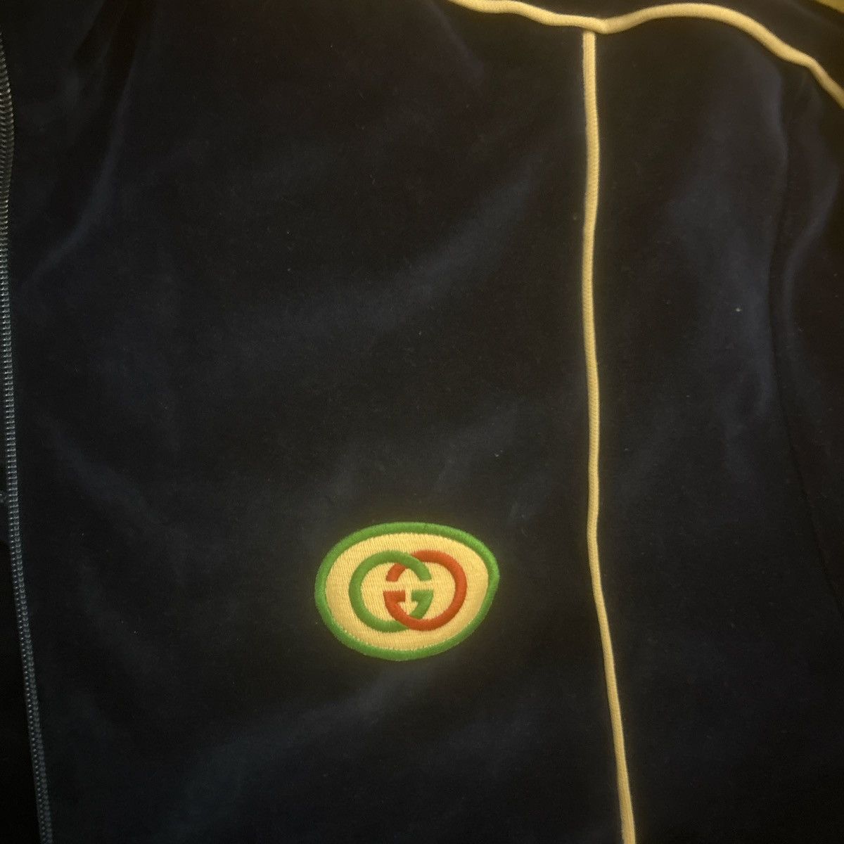 Gucci Oversized Chenille Track Jacket In Blue Size US XL / EU 56 / 4 - 4 Thumbnail