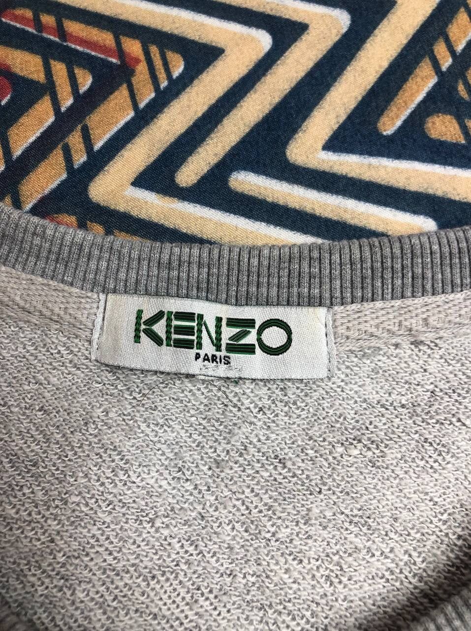 Kenzo Crazy Vintage Y2K Affliction Style Tribal Zip Up Hoodie Size US XS / EU 42 / 0 - 2 Thumbnail