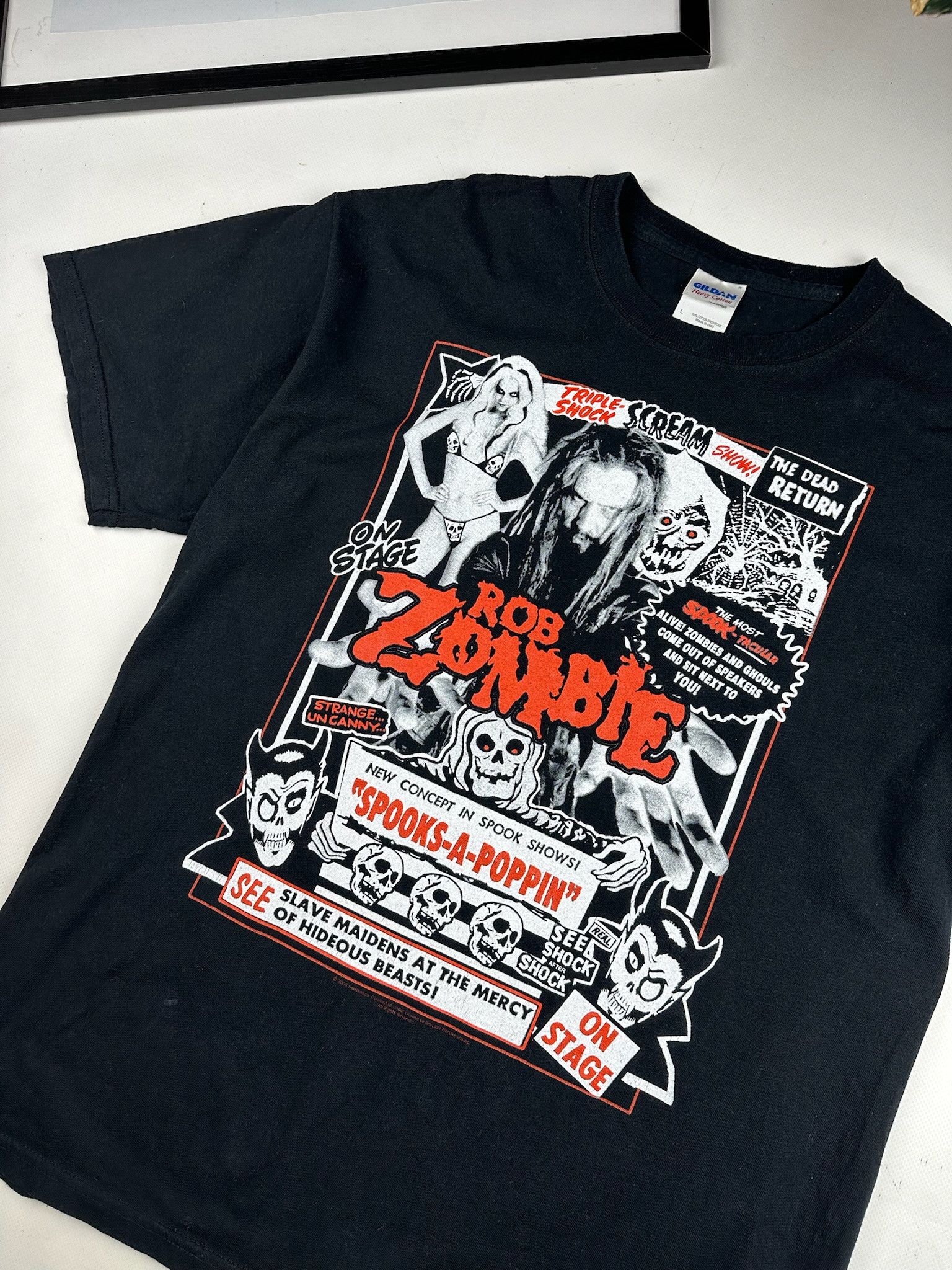 Band Tees Crazy Vintage Y2K Rob Zombie Human Blood Zombie Band Tee Size US L / EU 52-54 / 3 - 6 Thumbnail