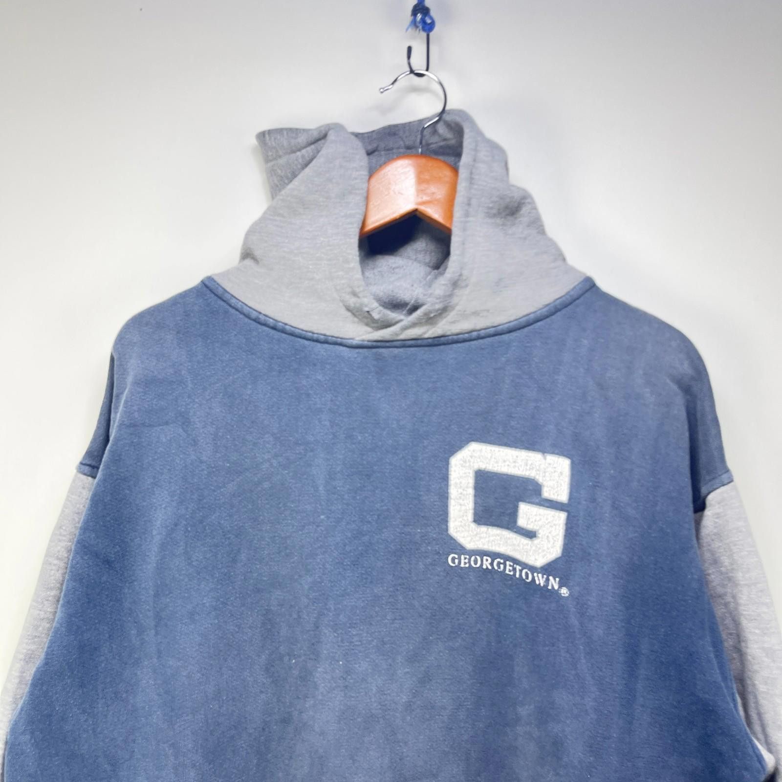 Other Vintage 90s Georgetown Hoyas University Hoodie Large Size ONE SIZE - 4 Thumbnail