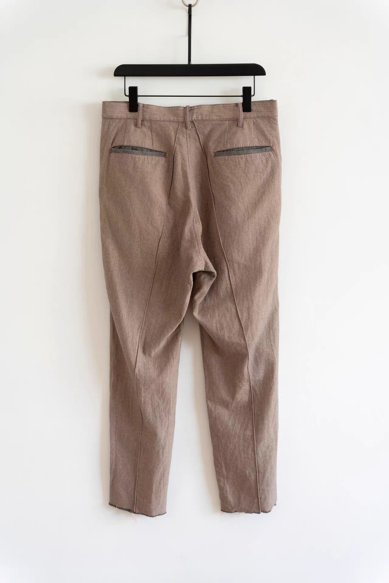 Sulvam Sulvam 19ss Cut-Off Raw Edge Trousers K4 Size US 32 / EU 48 - 2 Thumbnail