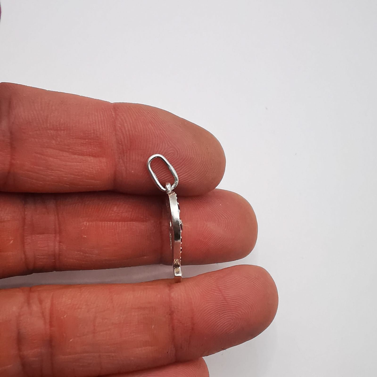 Vintage Vintage Elegant Pendant 925 silver Cetrin Ruby 3.06 g Size ONE SIZE - 7 Thumbnail