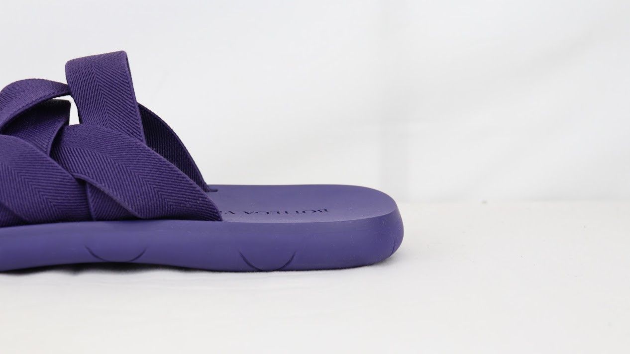 Bottega Veneta o1rshd1 Intrecciato Starfish Plat Sandal in Blue Size US 10 / EU 43 - 4 Thumbnail